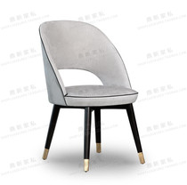 American Solid Wood Chair Nordic Post-Modern Fabric Cafe Bar Simple Leisure Personal Dining Chair
