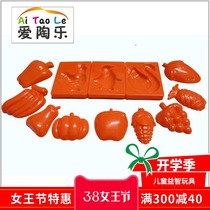 Soft pottery ultra-light sticky clay handmade diy soft pottery combination production hand-made clay printing mold