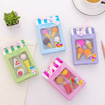 Eraser Japanese fun rubber diary big erasable school supplies carrot all kinds of Eraser