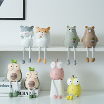 Hanging doll ornaments living room room creative cute home TV cabinet frame cartoon decorations craft small furnishings