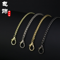 5mm lantern chain bag chain accessories shoulder oblique cross thin chain High-grade metal chain small bag with bag chain