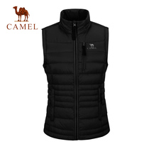 Camel Camel Outdoor Women autumn and winter new warm vest stand collar Lady vest