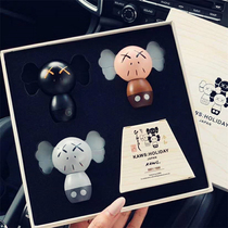 Trendy car kaws car aromatherapy air outlet decoration perfume Car long-lasting light fragrance Cute fragrance Sesame Street