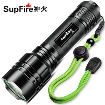 Shenhuo strong light flashlight E8 rechargeable household imported waterproof super bright portable riding outdoor light LED long shot