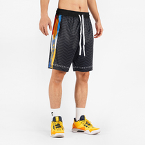 Summer Men Shorts 50% Pants Basketball Sports Pants Running Speed Dry American Though Knee Training Pants Loose Casual