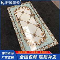 0 8 m corridor aisle floor tiles mosaic European-style entrance to the home gilded infinite tile ceramic tiles floor tiles