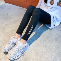 Girls shark pants children 2021 new pants spring and autumn thin wear leggings autumn yoga pants big boy tide