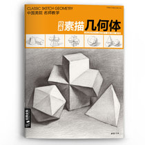 Classic total Sketch Geometry Gypsum 8 Open copy of the book Selected articles of individual structure and bright and dark matter combination Draw in the basic introductory art tap brick course material Yang Jianfei