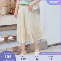 MSShe big code womens dress 2022 new summer clothes fat mm light and thin floating comfort jacquard snowspun long style half-body dress