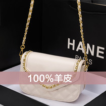  Shannon leather womens bag 2021 new trendy sheepskin lingge chain bag high-end one-shoulder messenger bag