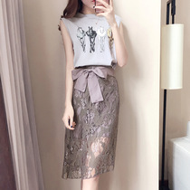 Hong Kong Tide Brand ins counter fashion dress 2021 New French niche size womens temperament two-piece set