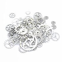 Shanghai Jiaduhand for ancient silver color gear 100 gr pack of mixed clothes