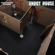 (Spot)Minitimes Oversized 1 6 soldiers scene shooting house factory scene prop model M025