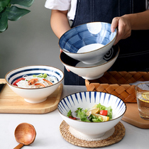 Day Style Noodle Bowl home Ceramics Big soup Bowl noodles Eat Beef Noodle Mix Noodles Mix Noodles-Noodles Bowl-Noodles Bowl Fruit Salad Bowl