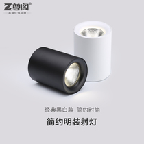 Zunge LED lamp downlight bedroom living room 088 cafe COB eye protection energy-saving atmosphere household ceiling lamp