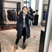 Canada Goose Ladies SHERBROOKE Parker Coat Wool Collar Down Jacket 3821L