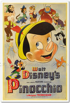 Pinocchio Animation Film Poster Original Authorized Art Film Decorative Painting