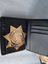 American metal badge big badge kit wallet card bag this price does not include a chapter