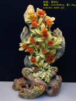 Qingtian stone carving decoration natural stone hand carved Qingtian stone seal zhang liao feng men qing j52