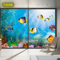 Window frosted window sticker bathroom light transparent opaque bathroom door cellophane shading film anti-peep decoration