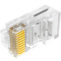 Mountain Zee TQ-5100 Super Five Class RJ50 Joint ten Core gilded 10P10C CAT5E Crystal head 100 boxes