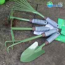 German and Austrian gardening tools shovel dual-purpose hoe five-tooth rake set set flowers planting vegetables flower shovel three-piece set of loose soil