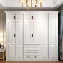 Wardrobe modern simple home bedroom simple children small apartment storage locker assembly white wardrobe customization