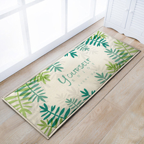 Hipster green leaf fruit cotton mat kitchen anti-oil anti-fouling mat bedroom bedside non-slip absorbent boutique