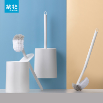 Camellia toilet brush no dead corner household wall washing toilet squat pit cleaning clean long toilet set artifact