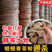 Peanut cake fishing Peanut bran cake nesting fish bait cooked squeezed peanut dry wild fishing nest cake cake residue fish bait powder