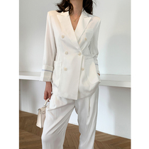 Two pieces of small suit jacket for women with a Korean version of the 2021 autumn pertinence of small fragrance and high waist suit suit