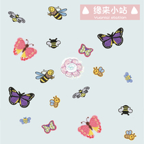 Clothing patch patch patch cute animal embroidery stick bee cloth patch cartoon pants patch butterfly cloth patch