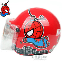 Taiwan EVO Spider-Man Red Electric Motorcycle Childrens helmet male and female childrens safety helmet warm winter