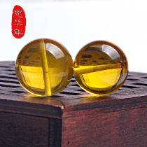 Sihua Jinpao loose beads 4-20mm natural amber golden yellow Jinpao round beads three-way spacer beads 5A selected