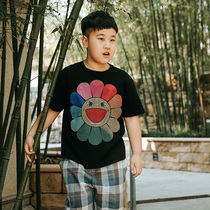 Fat Boys T-Shirt 2022 Summer Short Sleeve New Brand Fat Kids Plus Size Loose Fashion Breathable Trendy