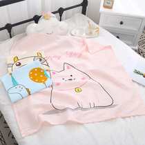 Newborn baby towel cotton gauze delivery room single newborn baby Double Summer thin coat sunshade towel cover blanket