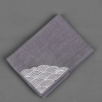 Tea towel cotton linen fabric Zen Japanese tea cloth rag absorbent large household kung fu tea set accessories tea ceremony towel