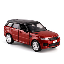 JK Model Metal Collection 1 36 Land Rover Range Rover 2019 Off-Road Vehicle Car Model Children Toys Open Door