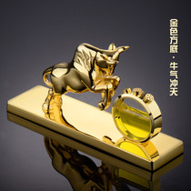 High-grade metal alloy carriage car ornaments small car center console decorations horse to success aromatherapy perfume