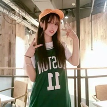 Basketball suit Korean version of suit Curry No. 30 loose wear hip-hop trend male and female student jersey custom printing number