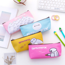 Creative Cute Cartoon Large White Pen Bag Children Gift Learning Supplies Elementary School Students Stationery Pencil Bags Logo Custom
