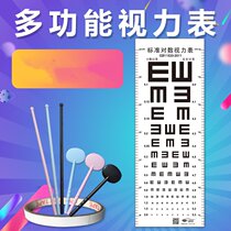 Kindergarten wall chart eyesight chart childrens myopia test table primary school students detect childrens height test stickers