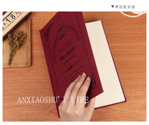 Birthday notebook simple University stationery hardcover European B5A4 retro creative thick notepad hard face copy