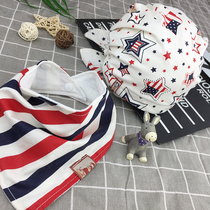 Childrens spring and summer cotton tide Korean baby hat men and women baby pirate hat knot hat cotton ear protection towel cap