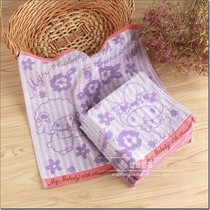 New Shelves Foreign Trade Original Pure Cotton Wool Money Merlotte Children Cartoon Generous towel thin and soft absorbent