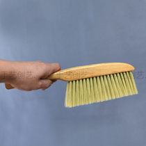 Solid Wood Handle Pig Mane Broom Sweep Home Bedding Clothing Dust Removal Bed Sweeping Brushes Antistatic Horse Mane Bed Sweeping Brush