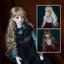 (DollyPlanet) BJD 1 3 1 4 imitation horse fur wig classical wave large volume QQ-73