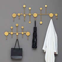 Light luxury adhesive hook into the door entrance entrance decoration key storage clothes rack Wall Wall creative fitting room hanging hook