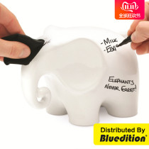 British luckies can wipe notes elephant creative ceramic stereo message board memo notes gift ornaments