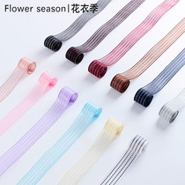 Snow yarn ribbon Korean transparent chiffon color Loli gauze ribbon ribbon ribbon bouquet flowers handmade diy material
